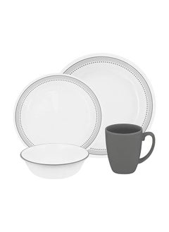 Corelle 12 Piece Set Dinnerware Set Mystic Gray  - Image 3