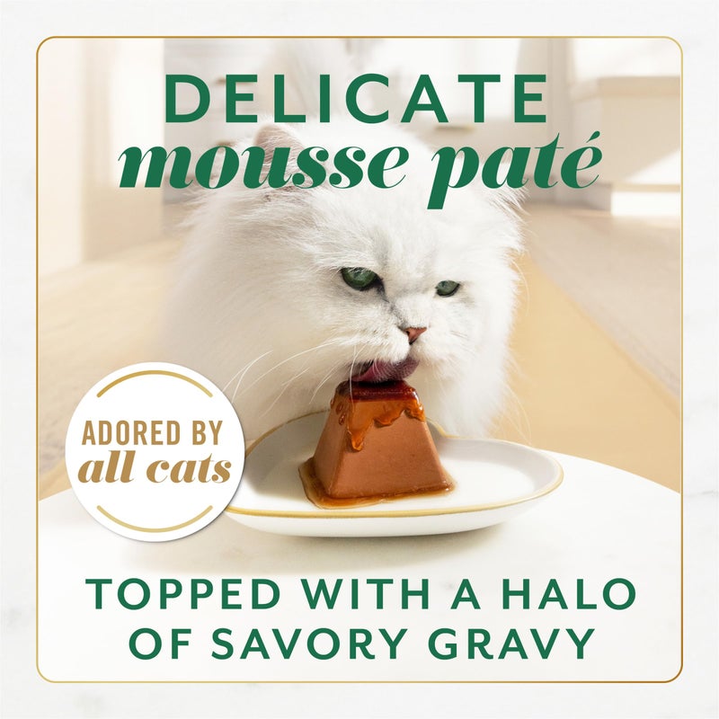 Fancy Feast Gems Pate Cat Food Mousse With Chicken and a Halo of Savory Gravy Cat Food - (Pack of 8) 4 oz. Boxes - Image 2