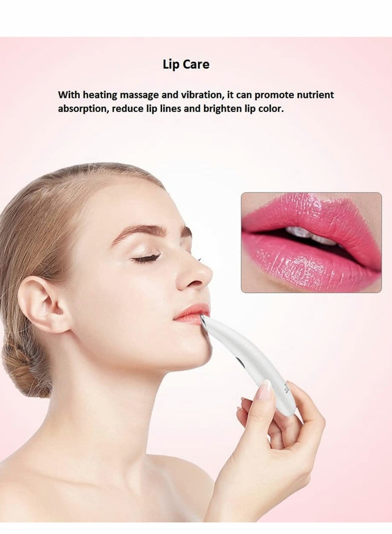 Excefore Eye  Face Massager Tool/Pen, Anti-aging Facial with Heat Vibration, for Dark Circles Puffiness Lip Fine Lines, Promote Essence Absorption (37-45°C) - Image 3