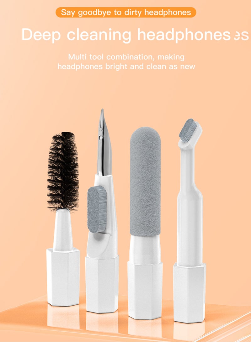 20-In-1 Multifunctional Electronic Cleaner Kit, Computer Keyboard Cleaner Tool, Electronic Cleaning Kit With Brush Spray ,For PC Monitor/Earbud/Cell Phone/Laptop/Computer/Bluetooth Earphones(White) - Image 4