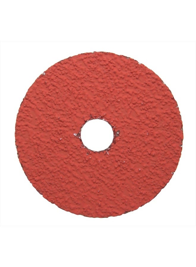 Benchmark Abrasives 4 1/2 Inch Sanding Discs Ceramic Resin Fiber Grinding Disc for Grinding, Stripping on Wood, Fiberglass, Metal, 7/8" Arbor Angle Grinder Sanding Disc, 25 Pack - 80 Grit - Image 3
