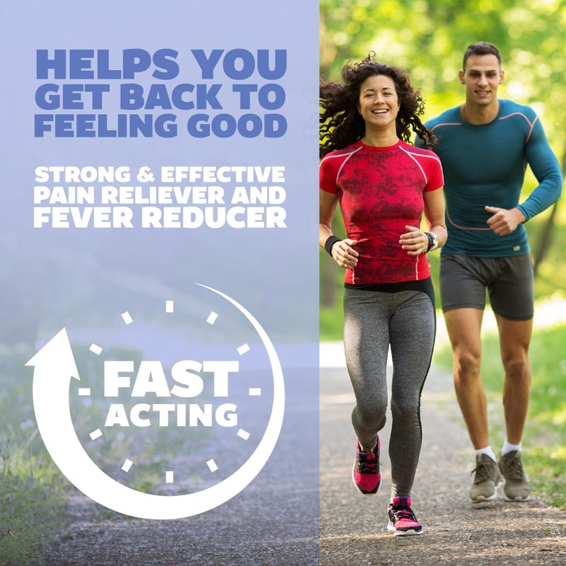 Genexa Clean Acetaminophen 500mg Extra Strength, Dye Free Pain Reliever Fever Reducer, 0% Artificial Additives, Pain Medicine for Adults, Relieves Headache, Backache, Minor Arthritis Pain, 100 Tablets - Image 4