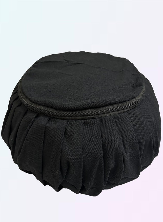 The Yogis Zafu Meditation Cushion (Black, standard) - Image 1