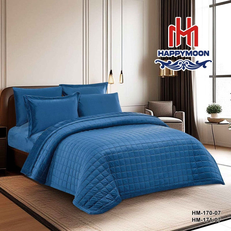 HAPPYMOON Velvet Comforter Set – 4 Pieces, Fits 170 × 230 cm Single Bed | Soft, Warm & Cozy - Image 1