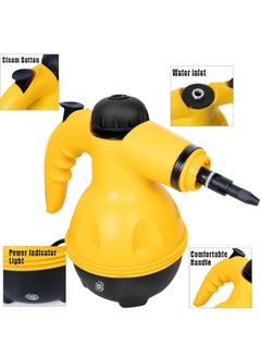 ARNOTEC Portable Handheld Steam Cleaner 1000w Multifunctional High Temperature With 9 Pieces Accessories Suitable For Kitchen Sofa Bathroom Window  - Image 4