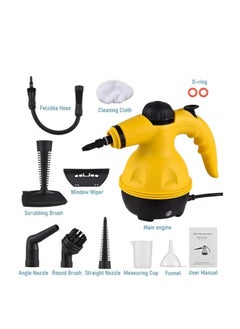 ARNOTEC Portable Handheld Steam Cleaner 1000w Multifunctional High Temperature With 9 Pieces Accessories Suitable For Kitchen Sofa Bathroom Window  - Image 3