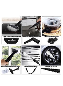 ARNOTEC Portable Handheld Steam Cleaner 1000w Multifunctional High Temperature With 9 Pieces Accessories Suitable For Kitchen Sofa Bathroom Window  - Image 5