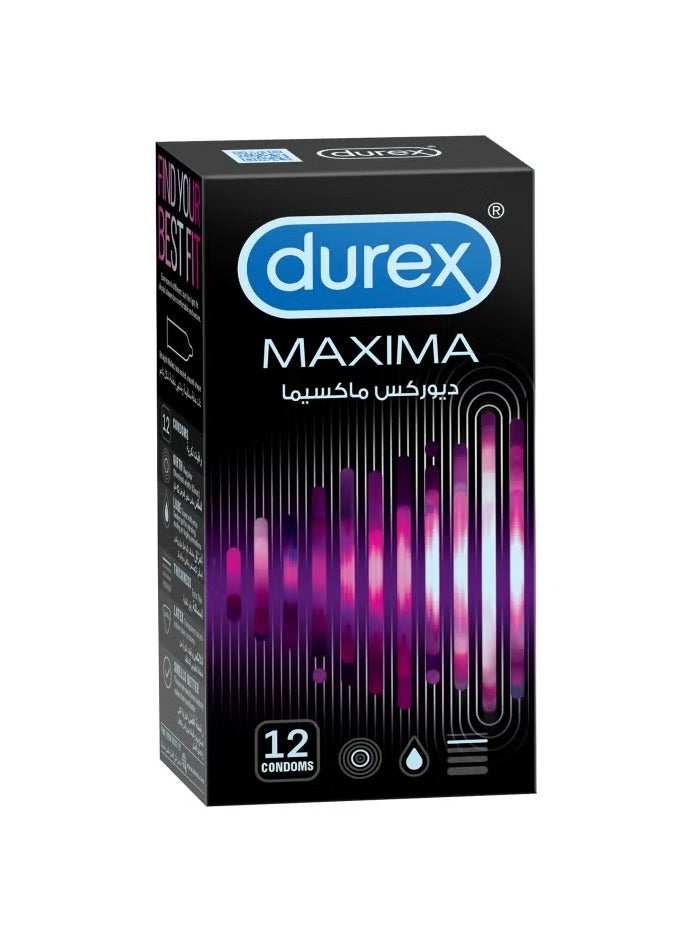 Maxima Extra Thin Condoms 12 Pieces - Image 1