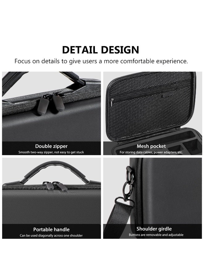 Action 5 Pro Carrying Case for DJI Osmo Action 5 Pro/Action 4 Camera Accessories Hard Shell Bag Travel Case Compatible with DJI Action 5 Pro/Action 4 Adventure - Image 3