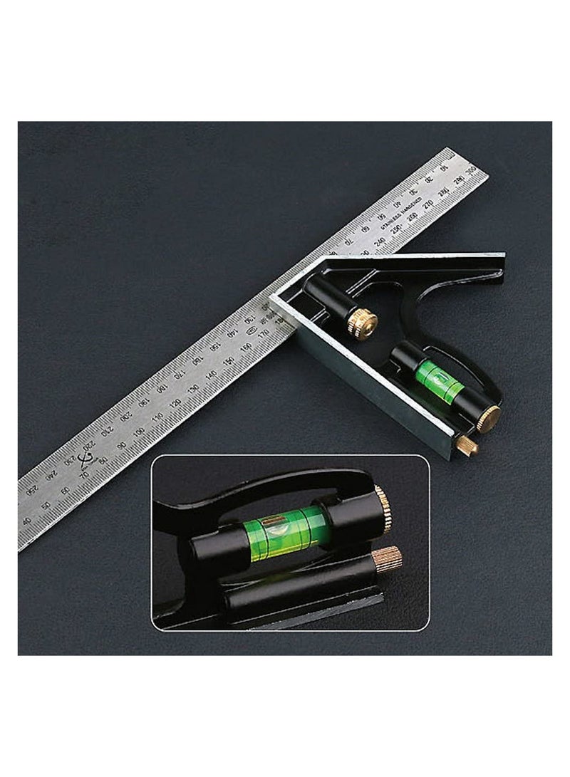 Stainless Steel 300MM Combination Angle Ruler Multi Function Measuring Tool for Precision Projects - Image 5