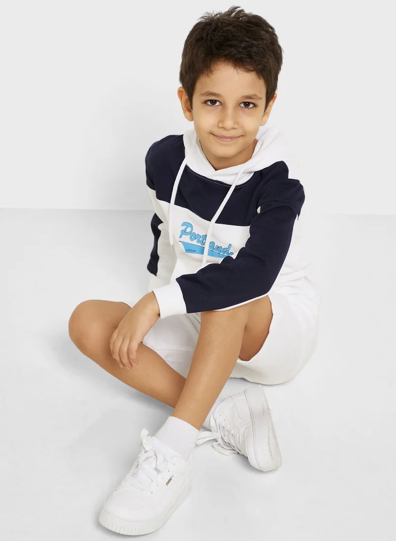 Pinata Holographic Foil Printed Hoodie For Boys