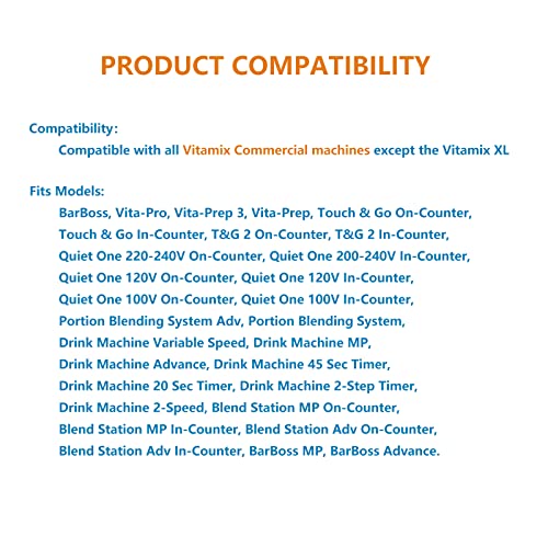 Timsec 2 Pack Drive Socket 891 802, Replacement Parts Compatible with Vitamix Blender Blade Models 1002, 1230, 5006, 5012, 5039, 5057, 5062 and Blender Models VM0101, VM0115, VM0116E - Image 3