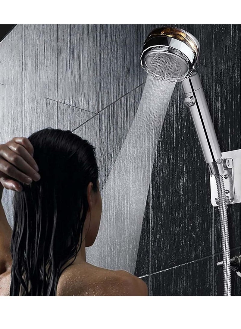 High Pressure Handheld Turbocharged Shower Head With Filter - Image 4