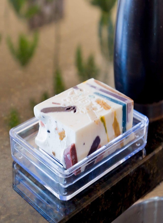 Youngever 4 Pack Soap Holders, Detachable Soap Dish, Soap Saver, Clear Bar Soap Holders for Shower, Sink Bathroom - Image 4