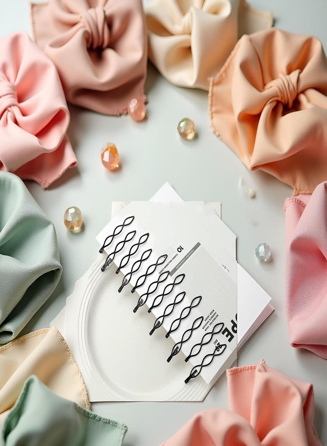 SelHeng 24 Pcs Mini Bobby Pins, Vintage Hair Pins in Black, Invisible Bangs Clips for Women and Girls Decorative Wedding Dainty Accessories Headwear - Image 4