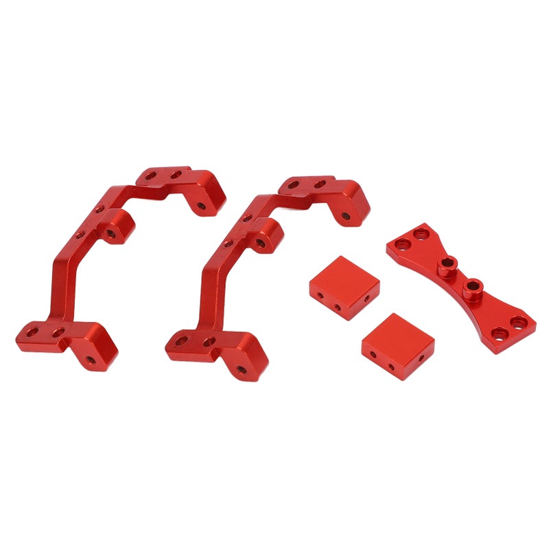 Metal Pull Rod Base with Axle Upper Servo Bracket Mount for MN 99S D91 D90 1/12 RC CarRed - Image 4