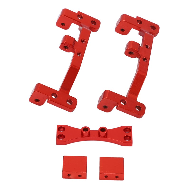 Metal Pull Rod Base with Axle Upper Servo Bracket Mount for MN 99S D91 D90 1/12 RC CarRed - Image 5