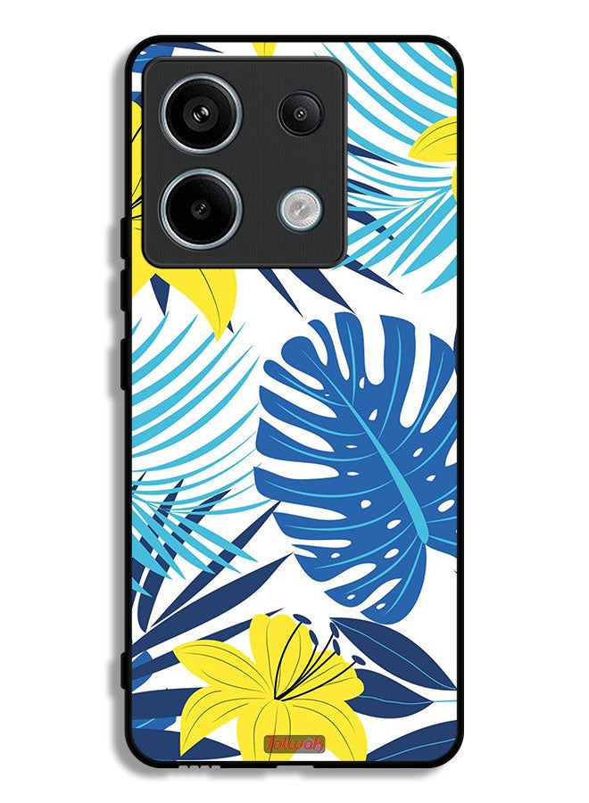 Tolwak Xiaomi Redmi Note 13 Pro Protective Case Cover Feather And Flower Art - Image 1