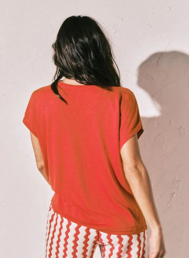 Women'secret  Coral short sleeve t-shirt for Women | Best Price UAE
