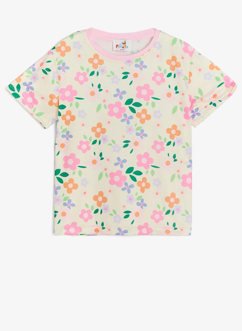 بنياتا تيشيرت مطبوع