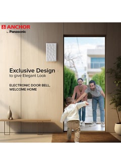 Anchor Anchor by Panasonic Dual Tone Doorbell | Calling Bell for Home | Door Bell for Office, School (38910)  - Image 2