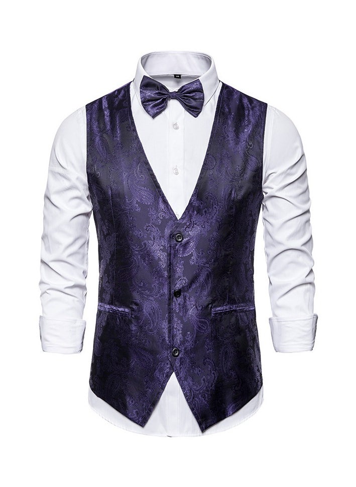 New Men's Jacquard Vest For Men
