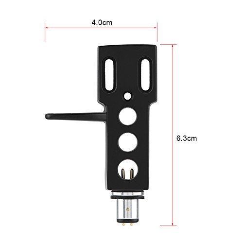 Sanpyl Turntable Headshell Mount, Universal Turntable Phono Headshell Mount Replacement with 4 Conductor Wires, Oxygen Copper Conductor Wires, Purer Richer Sound - Image 4