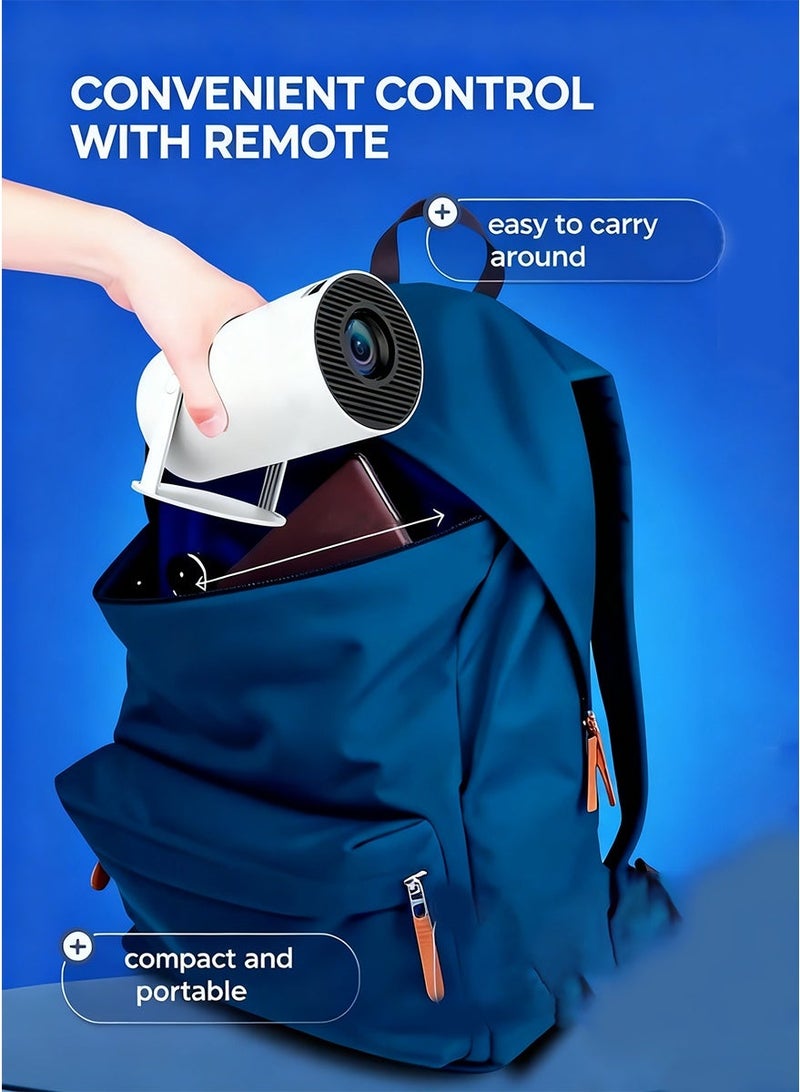 Portable Projector,Best 4K Full HD Android Smart Mini Portable Projector with WiFi & Bluetooth | Home Movie Phone Projector - Image 4