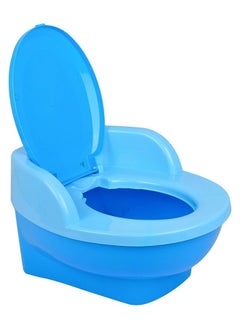 Nabhya Baby Toilet Training Potty Seat With Upper Closing Lid And Removable Bowl (Blue)  - Image 1