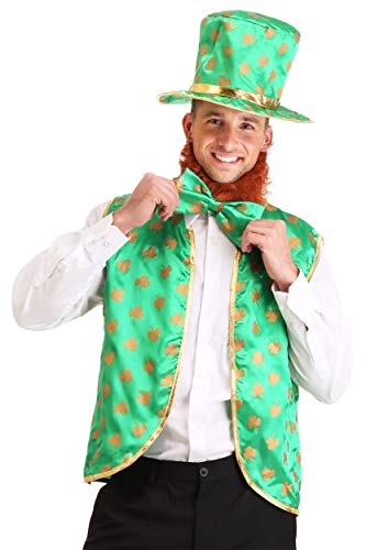 Rubies Forum Novelties Mens St. Patrick's Day Leprechaun Kit Costume-Accessory-Sets, Green/Gold - Image 5