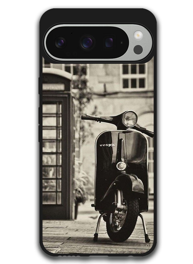 Theodor Protective Case Anti Scratch Shock Proof Bumper Cover For Google Pixel 9 Pro Vespa Scooter - Image 1