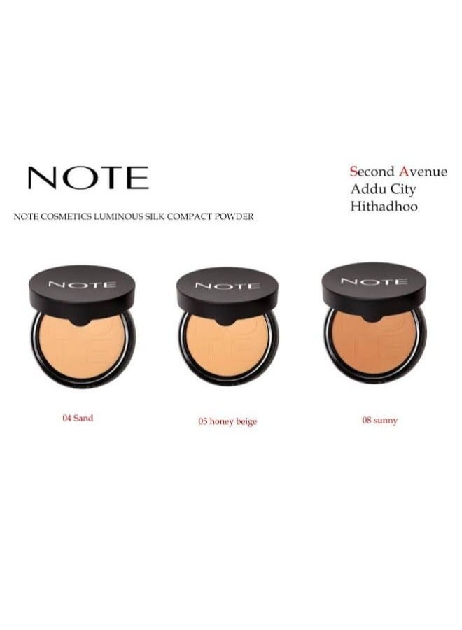 Note Luminous Silk Compact Powder 04 Sand 10g - Image 2