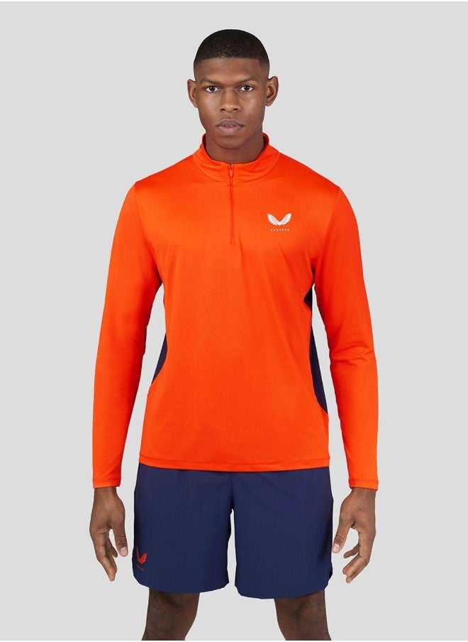 كاستور Men'S Colour Block 1/4 Zip - Ibis  - Image 1