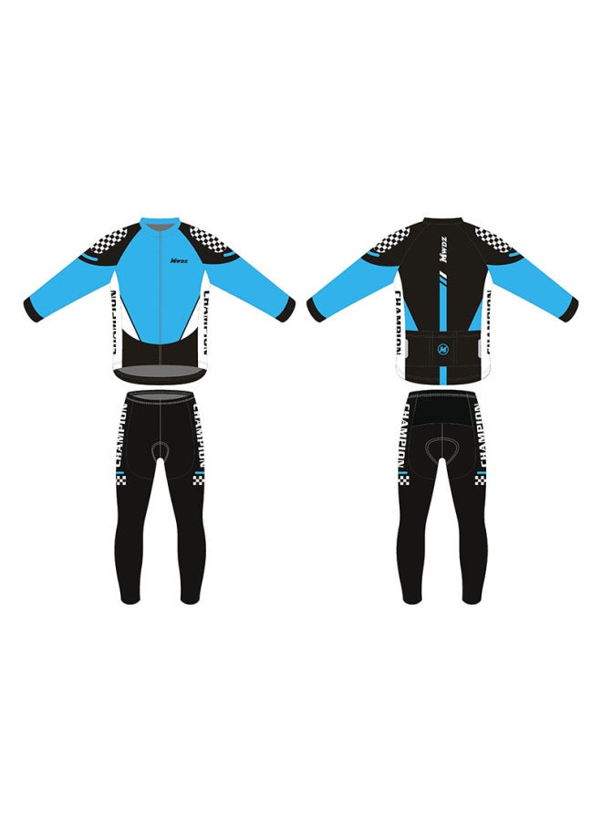 New Children's Cycling Clothes Spring And Autumn Balance Car Long Sleeve Thin Suit Roller Skating Clothes Quick-drying Performance Clothes Bicycle