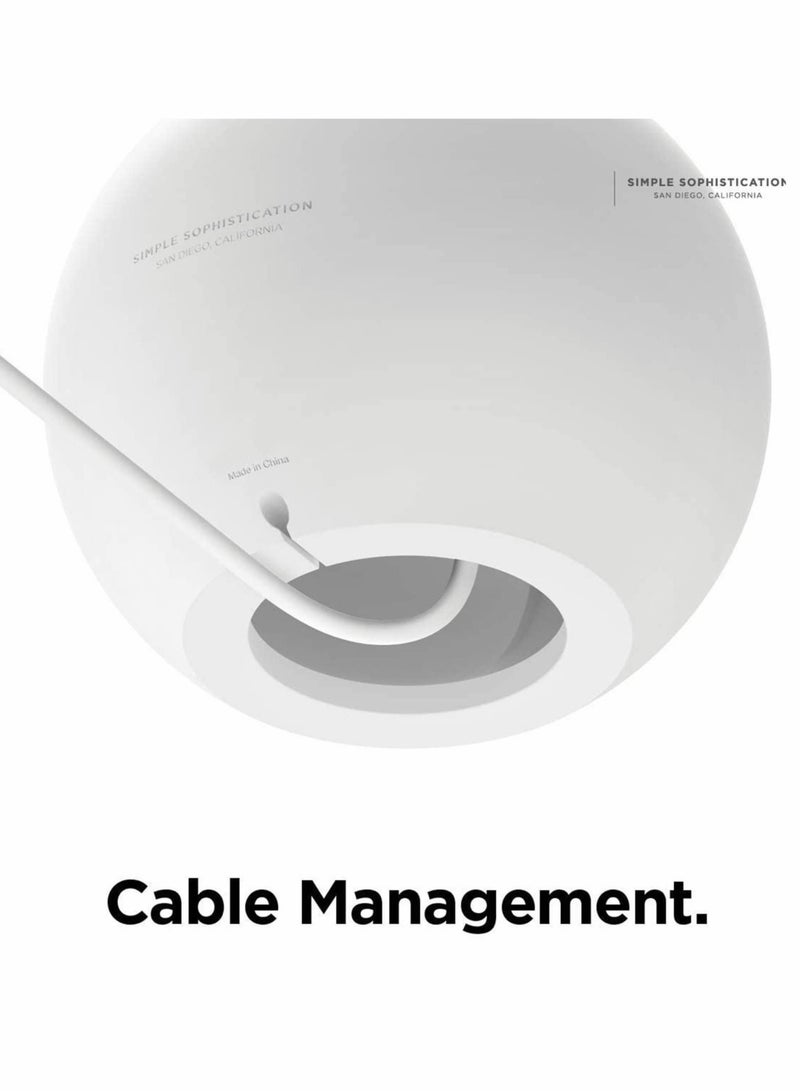 Captaintech Stand for MagSafe Charger, Silicone Charger Holder for MagSafe, Magnetic Wireless Charger Storage Winder Charging Base Non-slip Space-Saving - Image 4