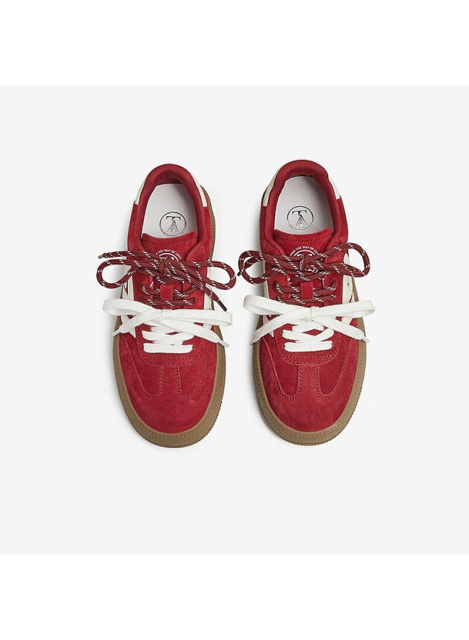 HESHE Tata Spring Fashion Casual Training Shoes For Women Gld02am5 Red/beige Size 35 - Image 3