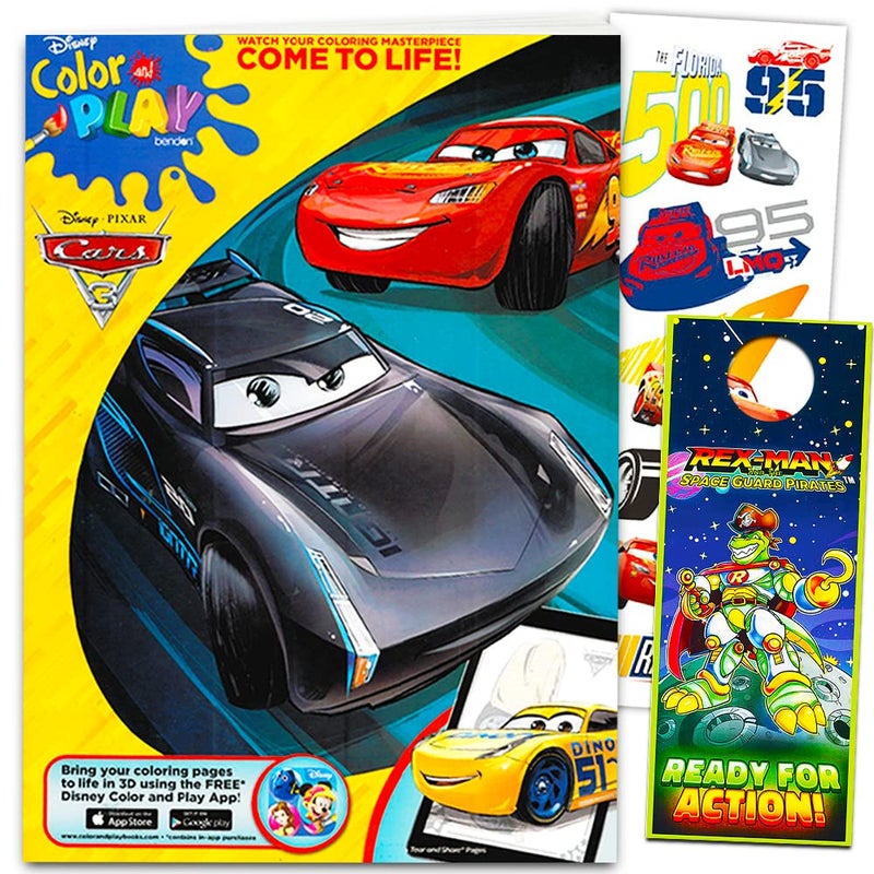 Disney Disney/Pixar Cars Coloring and Activity Book with Stickers  - Image 1