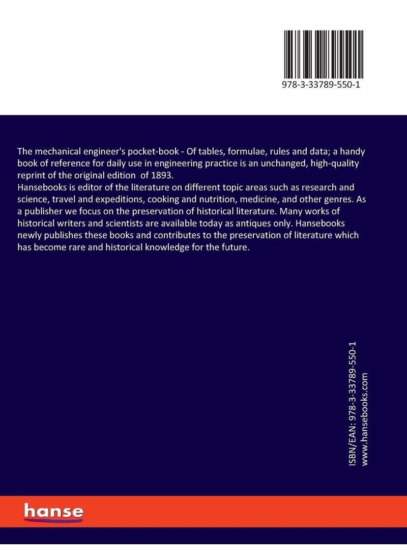 The mechanical engineer's pocket-book: Of tables, formulae, rules and data; a handy book of reference for daily use in engineering practice  - Image 2