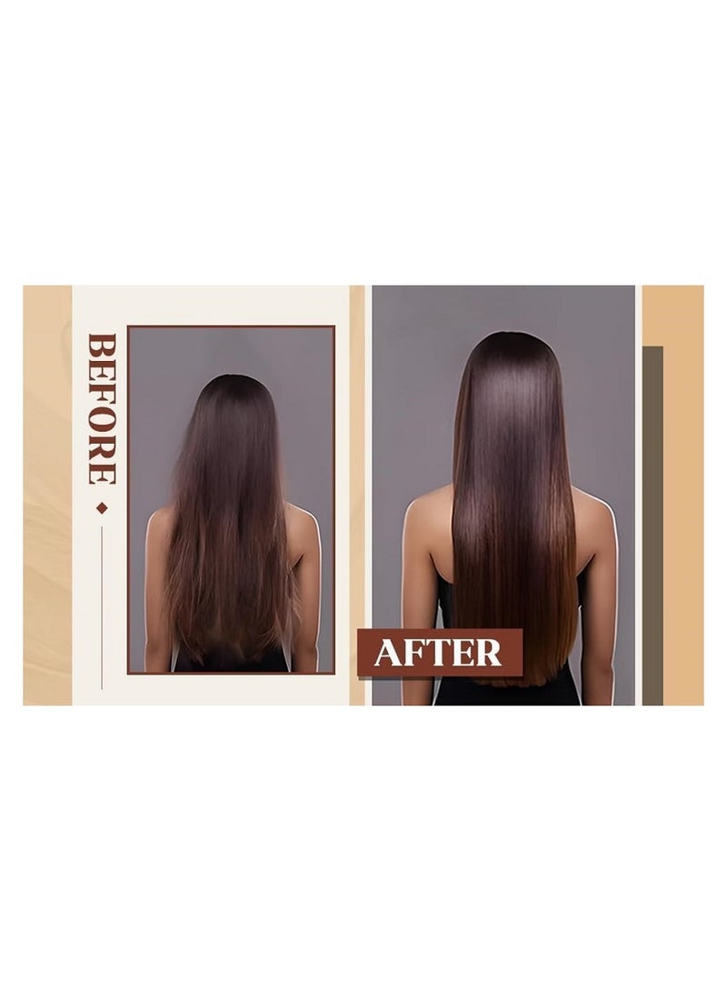 فرشاة شعر خشبية بشعيرات سوداء-فرشاة شعر عملية بمقبض خشبي طبيعي مريح لليد، تمنحك تجربة تصفيف ناعمة ولطيفة على فروة الرأس - Image 4