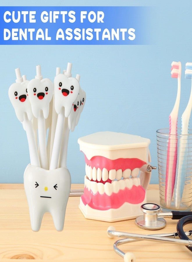 Spakon 30 Pcs Christmas Dental Assistant Gifts Dentist Tooth Decorative Pens Bulk Appreciation Gift for Dental Students Nurse Doctor Medical Staffs Assistants Week - Image 5