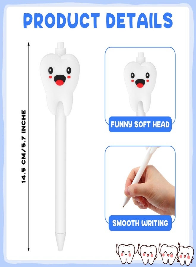 Spakon 30 Pcs Christmas Dental Assistant Gifts Dentist Tooth Decorative Pens Bulk Appreciation Gift for Dental Students Nurse Doctor Medical Staffs Assistants Week - Image 2