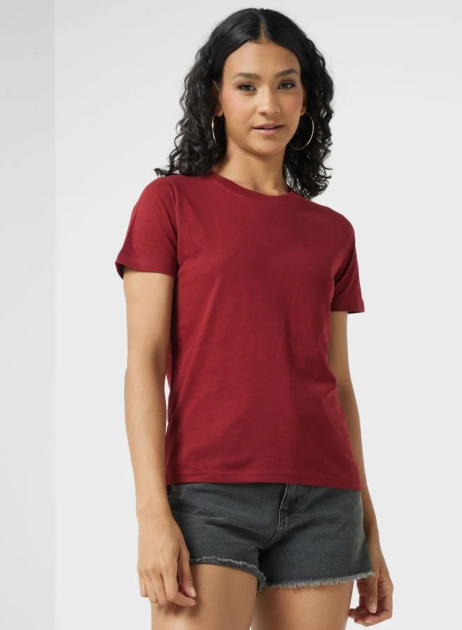 Ginger Basics 5 Pack Essential Round Neck T-Shirt