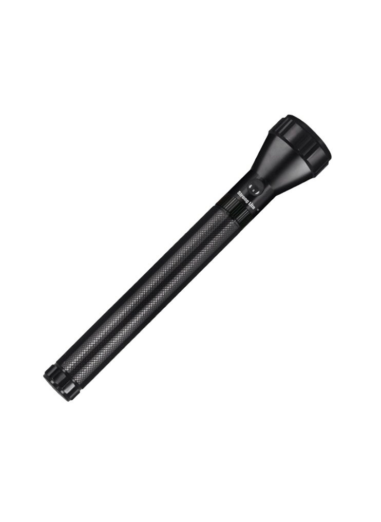Strong Lite High quality 260mm gold/black rechargeable LED flashlight for home, camping and industrial purposes  - Image 2