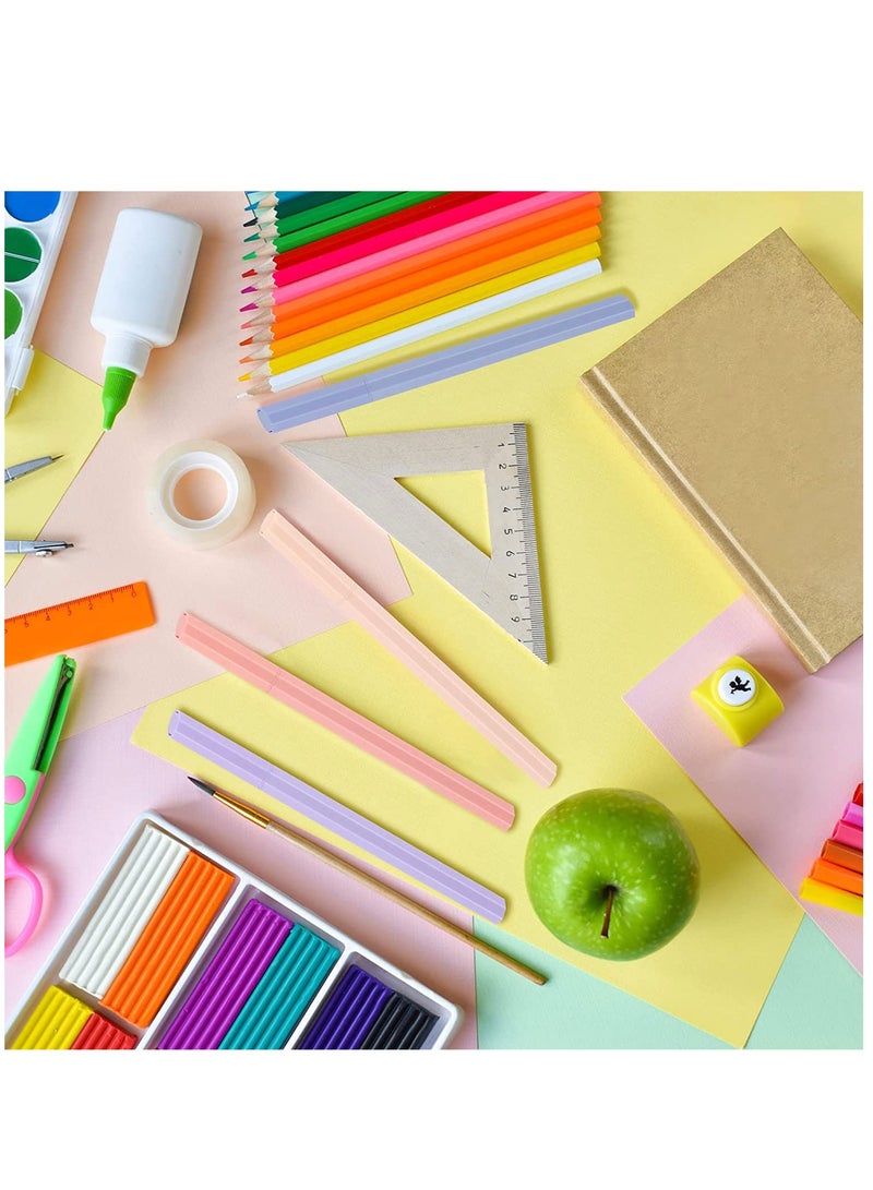 SYOSI 12 Pieces Assorted Colors Gel Highlighters Set for School Office Supplies Marker Pen  - Image 4