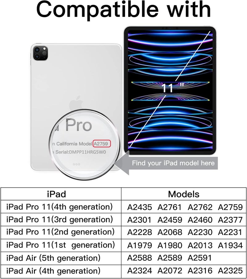 Jetech One Touch Install Screen Protector For Ipad Pro 11-Inch (2022/2021/2020/2018 Model) And Ipad Air 5/4 10.9-Inch, Tempered Glass Film With Auto Alignment Tool Kit, Hd Clear - Image 3