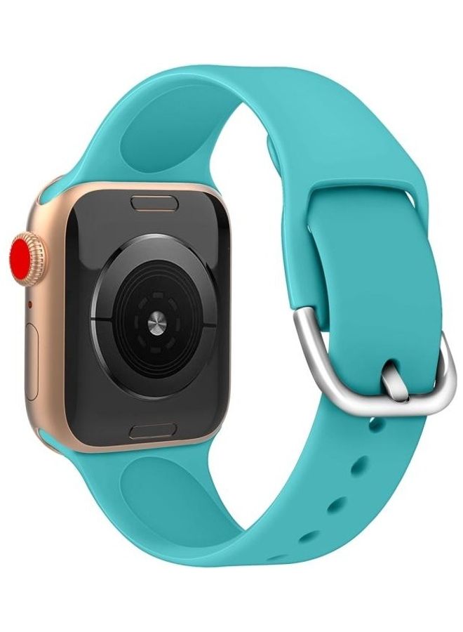 BGM Replacement Strap For Apple Watch Series 6/SE/5/4 40mm And 3/2/1 38mm Mint Green - Image 2