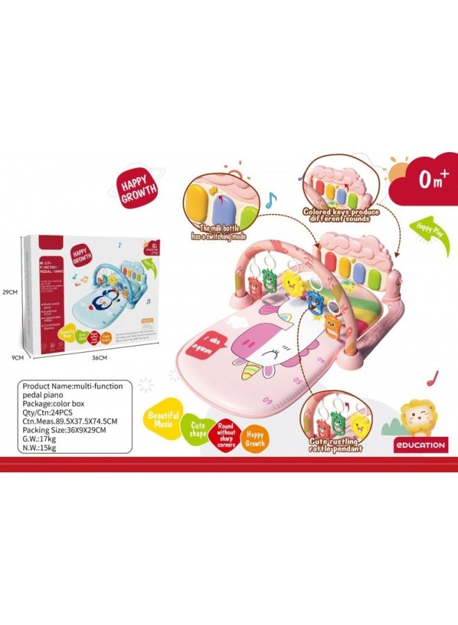 Southeast Asia Explosions Baby Piano Fitness Rack Toy Newborn Baby Music Piano Crawling Mat - Image 1