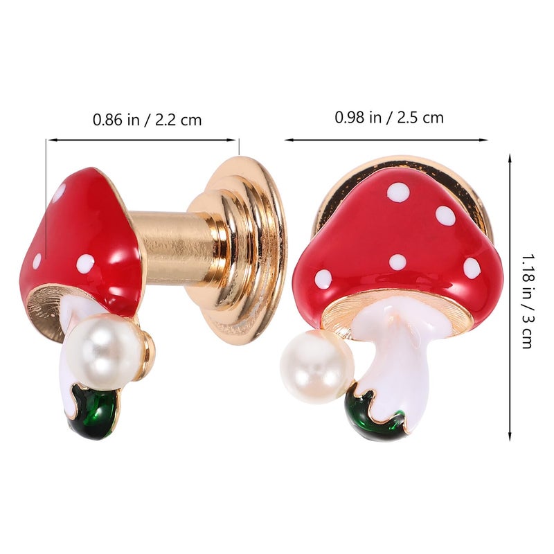 Zinc Alloy Mushroom Drawer Handle Cabinet Knob Dresser Pull Kitchen Cupboard Closet - Image 3