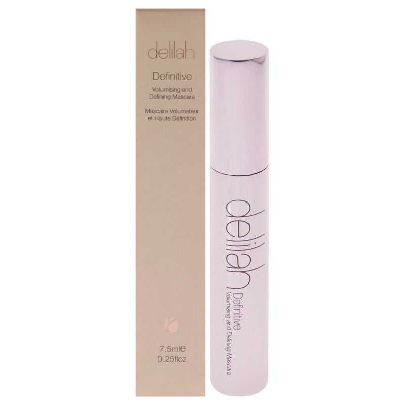 delilah Definitive Volumising And Defining Mascara Carbon Unique YShaped Brush Strengthening Lengthening Black Mascara For Soft Eye Lashes Vegan Cruelty free 75 ml 025 Oz