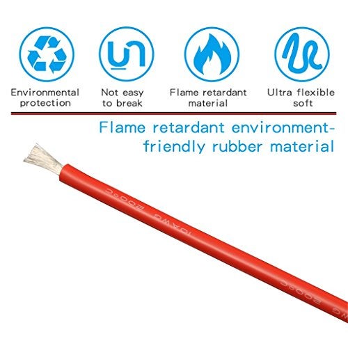 BNTECHGO 10 Gauge Silicone Wire Red 20 ft Ultra Flexible 10 AWG Stranded Tinned Copper Wire - Image 5